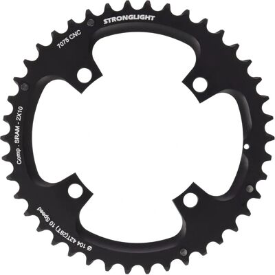 Stronglight 2x10v Mountainbike Binnenkettingblad - 64mm, Zwart Stronglight 2x10v Mountainbike Binnenkettingblad - 64mm, Zwart