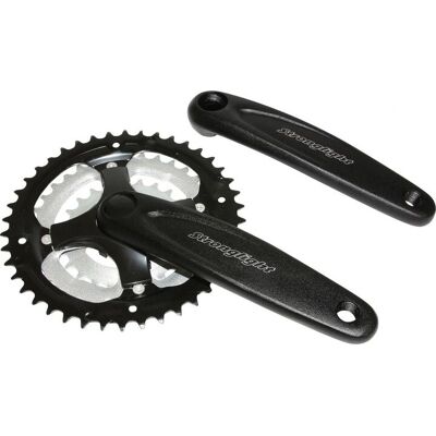 STRONGLIGHT Argos Kurbelgarnitur - 8-9V, 170mm, 42-34-24T, Schwarz STRONGLIGHT Argos Kurbelgarnitur - 8-9V, 170mm, 42-34-24T, Schwarz