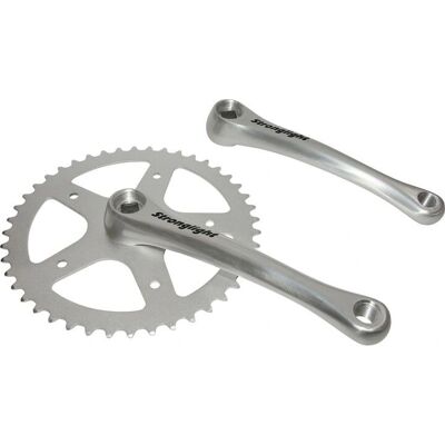 Stronglight SL55 Aluminium Kurbelgarnitur - Rennrad - 48 Zähne Stronglight SL55 Aluminium Kurbelgarnitur - Rennrad - 48 Zähne