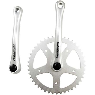 Pédalier Stronglight SL55 en aluminium - Vélo de route - 48T - Publicité Pédalier Stronglight SL55 en aluminium - Vélo de route - 48T - Publicité