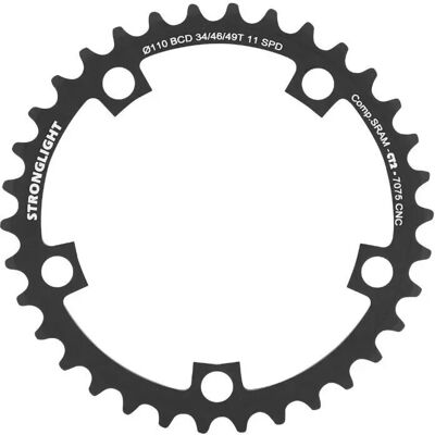 Stronglight Ct2 110 BCD Kettenblatt für SRAM Force/Red/22 - Rennrad Zubehör Stronglight Ct2 110 BCD Kettenblatt für SRAM Force/Red/22 - Rennrad Zubehör