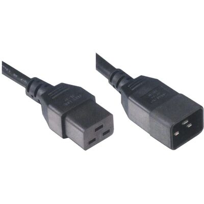 Cavo di alimentazione MCL MC911-3M - IEC 60320 C20 a C19 - 3m - Nero Cavo di alimentazione MCL MC911-3M - IEC 60320 C20 a C19 - 3m - Nero