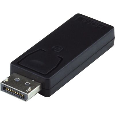 Adaptador DisplayPort HDMI Negro - MCL Adaptador DisplayPort HDMI Negro - MCL