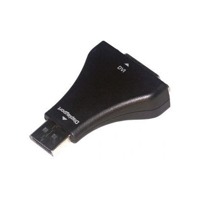 Adattatore MCL - DisplayPort a DVI-I - Nero - Adattatore Adattatore MCL - DisplayPort a DVI-I - Nero - Adattatore