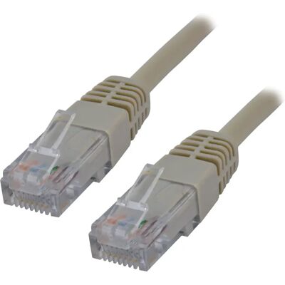 Câble Réseau MCL 5m Gris Cat5E RJ45 - U/UTP - Publicité Câble Réseau MCL 5m Gris Cat5E RJ45 - U/UTP - Publicité