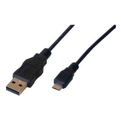 MCL MC922AHB-2M USB kábel - Fekete - Micro-USB B MCL MC922AHB-2M USB kábel - Fekete - Micro-USB B