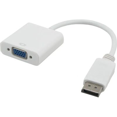 MCL CG-294C DisplayPort a VGA Átalakító - 0,1m Fehér MCL CG-294C DisplayPort a VGA Átalakító - 0,1m Fehér