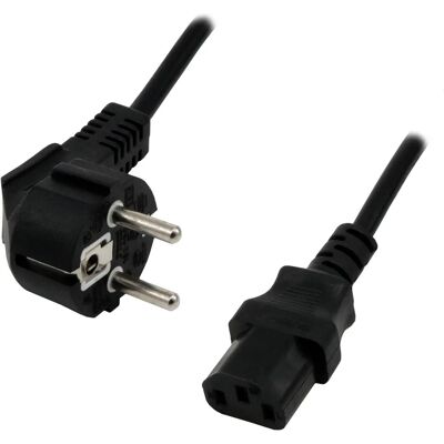Kabel zasilający MCL Czarny 3,0m - Kabel zasilający Kabel zasilający MCL Czarny 3,0m - Kabel zasilający