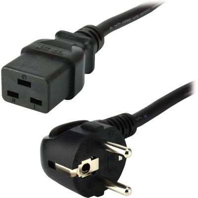 Kabel zasilający czarny 5m - MCL Kabel zasilający czarny 5m - MCL