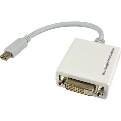 MCL Mini DisplayPort zu DVI Adapter - 0,1 m Weiß MCL Mini DisplayPort zu DVI Adapter - 0,1 m Weiß