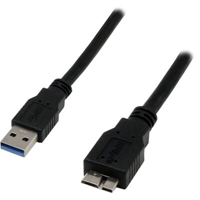 MCL 1.8m USB 3.2 Gen 1 Micro-USB B à USB A Noir - Publicité MCL 1.8m USB 3.2 Gen 1 Micro-USB B à USB A Noir - Publicité