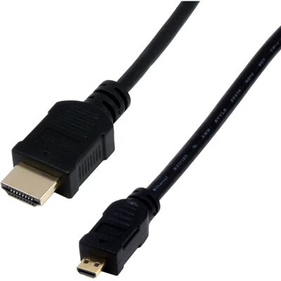 MCL MC386-2M - Micro HDMI Kabel - Schwarz - 2m MCL MC386-2M - Micro HDMI Kabel - Schwarz - 2m