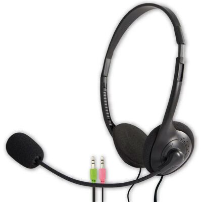 MCL CSQ-M/NZ Kabelgebundenes Headset - Anrufe/Musik - Schwarz MCL CSQ-M/NZ Kabelgebundenes Headset - Anrufe/Musik - Schwarz
