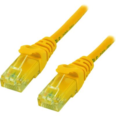 MCL FCC6M-0.50M/J Gele Cat6 U/UTP Netwerkkabel MCL FCC6M-0.50M/J Gele Cat6 U/UTP Netwerkkabel