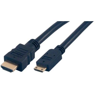 Câble HDMI MCL 1m - HDMI Type A à C - Noir - Publicité Câble HDMI MCL 1m - HDMI Type A à C - Noir - Publicité