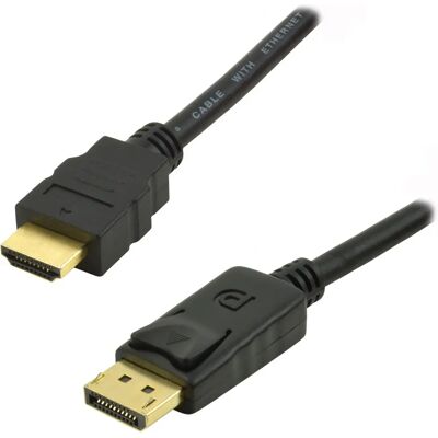 MCL Samar MCL cable adaptador - DisplayPort / HDMI - 5 m MCL Samar MCL cable adaptador - DisplayPort / HDMI - 5 m