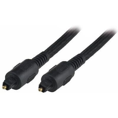 Câble audio optique Toslink 2m - Câble - Publicité Câble audio optique Toslink 2m - Câble - Publicité