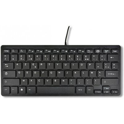 MCL ACK-600U/N Kompaktes USB AZERTY Tastatur - Schwarz MCL ACK-600U/N Kompaktes USB AZERTY Tastatur - Schwarz
