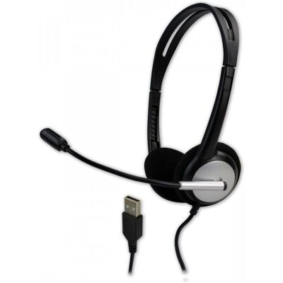 MCL MK1A99BZCSQMUSBAB Headset - Büro, USB-A, Schwarz MCL MK1A99BZCSQMUSBAB Headset - Büro, USB-A, Schwarz