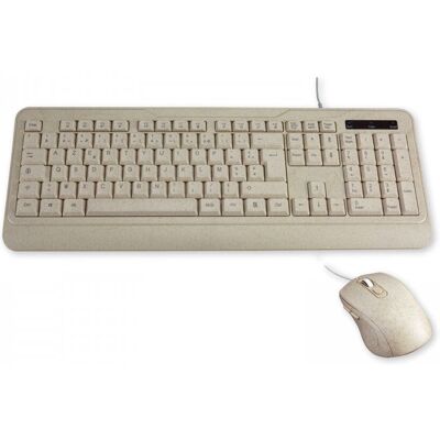 MCL Tastatur- und Maus-Set - Beige Terrazzo AZERTY MCL Tastatur- und Maus-Set - Beige Terrazzo AZERTY