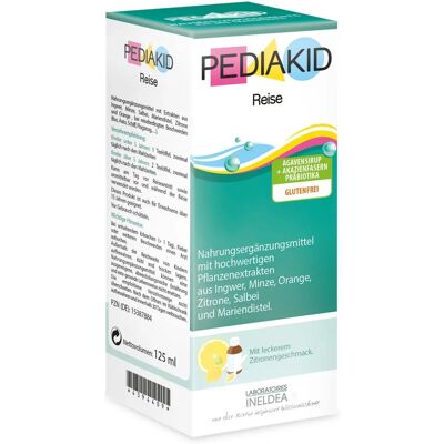Pediakid Zitronen-Reisesirup - Reiseübelkeit Pediakid Zitronen-Reisesirup - Reiseübelkeit