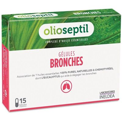 Olioseptil Bronquios 15 Cápsulas - Apoyo respiratorio Olioseptil Bronquios 15 Cápsulas - Apoyo respiratorio