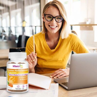 Vitamin'22 Gummies Multivitamines - Soutient le bien-être - Publicité Vitamin'22 Gummies Multivitamines - Soutient le bien-être - Publicité