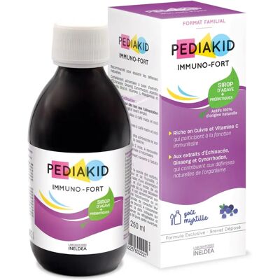Pediakid Blaubeere Immuno Fort - Unterstützung des Immunsystems Pediakid Blaubeere Immuno Fort - Unterstützung des Immunsystems