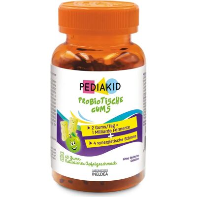 Pediakid Probiotiske Gummibamser - Æble Smag - 60 Bamse Pediakid Probiotiske Gummibamser - Æble Smag - 60 Bamse