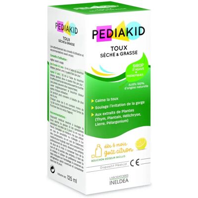 Pediakid Droge Hoest Siroop - Verlichting voor Kinderen & Volwassenen Pediakid Droge Hoest Siroop - Verlichting voor Kinderen & Volwassenen