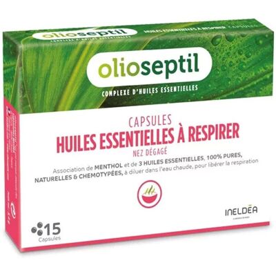 Olioseptil Capsules Eucalyptus Thym Pin - Soutien Respiratoire - Publicité Olioseptil Capsules Eucalyptus Thym Pin - Soutien Respiratoire - Publicité