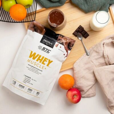 STC NUTRITION STCwhey muscle+ protein chocolat 750 g - Proteinpulver STC NUTRITION STCwhey muscle+ protein chocolat 750 g - Proteinpulver