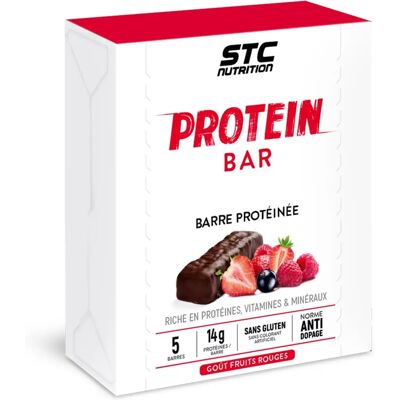 STC NUTRITION - Barres Protéinées - 5x46g Fruits Rouges - Publicité STC NUTRITION - Barres Protéinées - 5x46g Fruits Rouges - Publicité