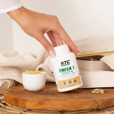 Stc Nutrition - Omega 3 Végétal - Soutient Cœur & Nerfs - 30 Jours - Publicité Stc Nutrition - Omega 3 Végétal - Soutient Cœur & Nerfs - 30 Jours - Publicité