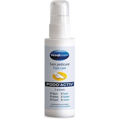 Crème Pediexpert Podoactiv Action Triple Soin Complet Pedicure - Publicité Crème Pediexpert Podoactiv Action Triple Soin Complet Pedicure - Publicité