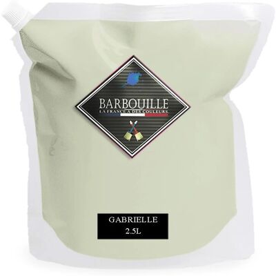 Barbouille - Modèle Gabrielle - Emballage Écologique - Peinture pour Murs et Plafonds - 2,5L - Beige - Usage intérieur - Publicité Barbouille - Modèle Gabrielle - Emballage Écologique - Peinture pour Murs et Plafonds - 2,5L - Beige - Usage intérieur - Publicité