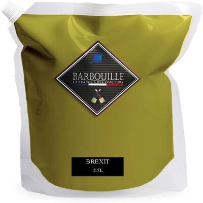 Barbouille - Peinture écologique 2,5L pour murs et plafonds - Vert Brexit - Publicité Barbouille - Peinture écologique 2,5L pour murs et plafonds - Vert Brexit - Publicité