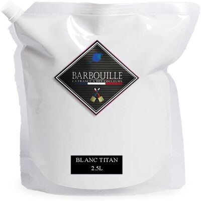 Barbouille Titan Blanco Pintura aterciopelada 2,5L - Pintura Barbouille Titan Blanco Pintura aterciopelada 2,5L - Pintura
