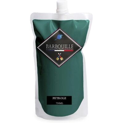 Barbouille Vernice Satinata Lavabile 1L Blu Petrolio - Pareti & Mobili Barbouille Vernice Satinata Lavabile 1L Blu Petrolio - Pareti & Mobili