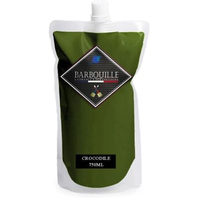 Peinture acrylique satinée lavable BARBOUILLE 1L - Vert - Publicité Peinture acrylique satinée lavable BARBOUILLE 1L - Vert - Publicité