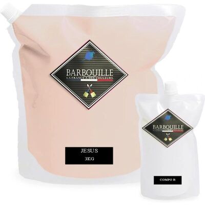 BARBOUILLE Rosa Jesús - Peinture époxy de 3kg pour carrelage, stratifié, PVC - Intérieur/Extérieur - Publicité BARBOUILLE Rosa Jesús - Peinture époxy de 3kg pour carrelage, stratifié, PVC - Intérieur/Extérieur - Publicité
