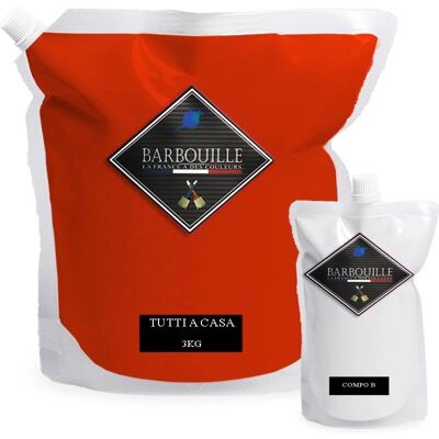 Barbouille Modello - Vernice Resina Epoxy - Interno/Esterno - 3kg - Rouge Barbouille Modello - Vernice Resina Epoxy - Interno/Esterno - 3kg - Rouge