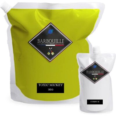 Pintura epoxi verde Barbouille - Azulejos, Terracota, Laminado, PVC - 3kg Pintura epoxi verde Barbouille - Azulejos, Terracota, Laminado, PVC - 3kg