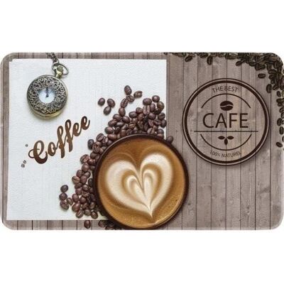 IDMAT DCUIS5080COFFEE Kaffee Rutschfester Vinyl Teppich - Teppich IDMAT DCUIS5080COFFEE Kaffee Rutschfester Vinyl Teppich - Teppich