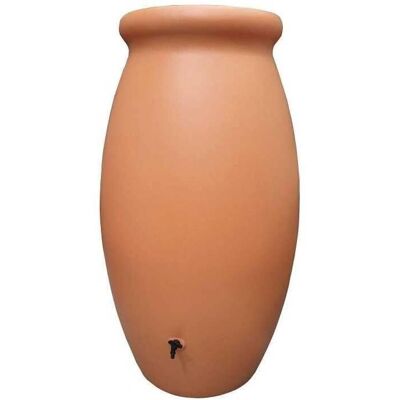 Collecteur d'eau de pluie BelliJardin - 1000L - Terre Cuite - Design Méditerranéen Élégant - Publicité Collecteur d'eau de pluie BelliJardin - 1000L - Terre Cuite - Design Méditerranéen Élégant - Publicité