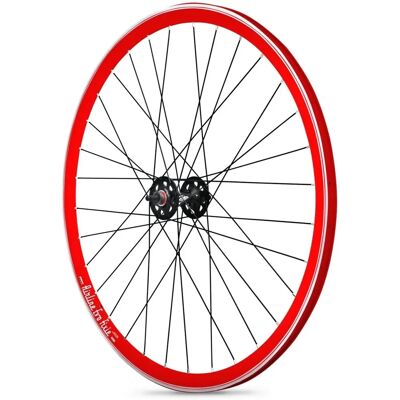 RODI Roue arrière fixie rouge - Vélos - Publicité RODI Roue arrière fixie rouge - Vélos - Publicité