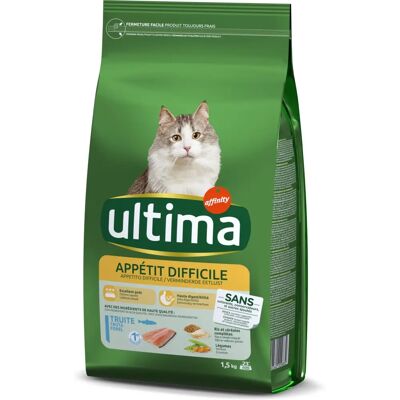 Ultima Cat Appetito Difficile Trota 1,5kg - Cibo per gatti Ultima Cat Appetito Difficile Trota 1,5kg - Cibo per gatti