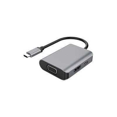 DLH Energy USB Grafikadapter - Svart, Silver - USB Grafikadapter DLH Energy USB Grafikadapter - Svart, Silver - USB Grafikadapter