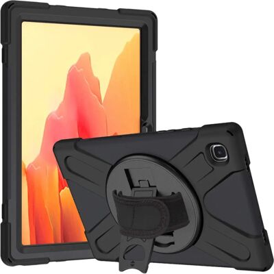 Coque robuste DLH Galaxy Tab A7 Lite - Antichocs, Noire Coque robuste DLH Galaxy Tab A7 Lite - Antichocs, Noire