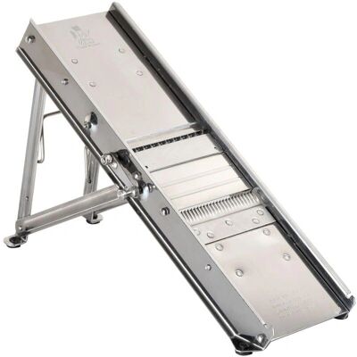 Tellier Mandoline Stainless Steel - Adjustable Thickness - French Made Tellier Mandoline Stainless Steel - Adjustable Thickness - French Made
